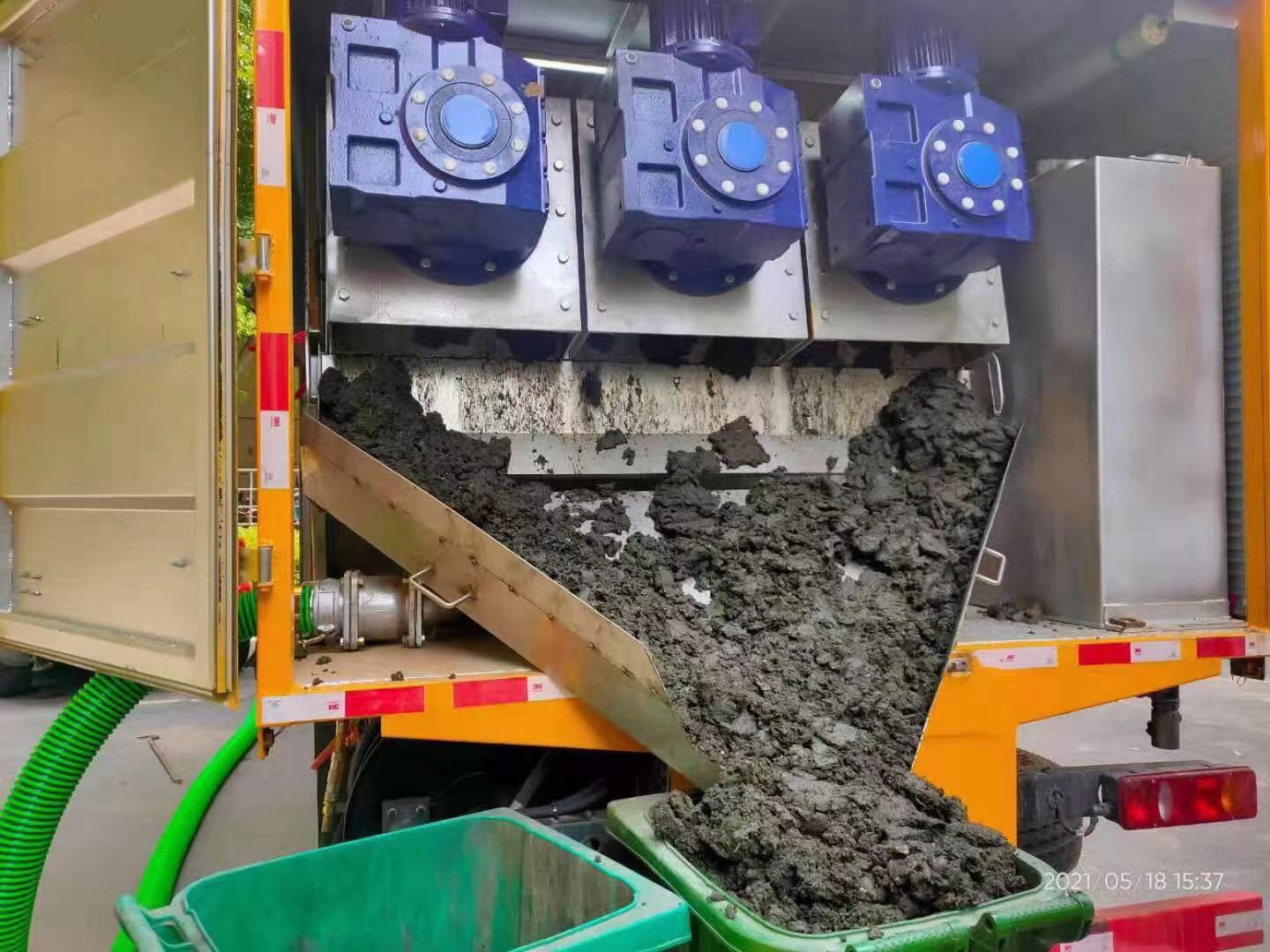 汨罗化粪池清掏城市维护站-泥浆净化干湿分离处理